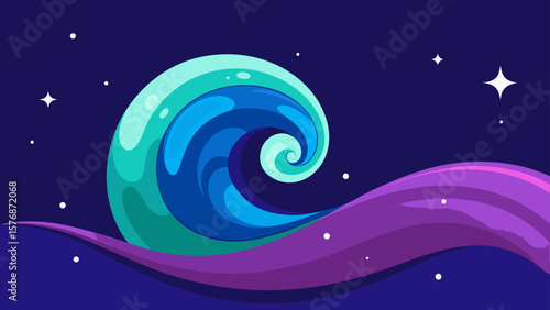 abstract background with stars