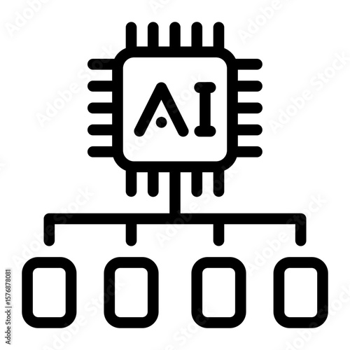 Ai algorithms icon
