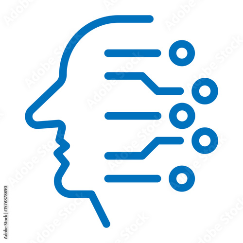 Human ai interaction icon