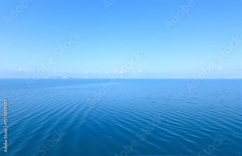  Blue Sea and Distant Islands
