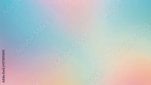Smooth and blurry colorful gradient mesh background. Modern bright rainbow colors. Easy editable soft colored vector banner template. Premium quality. 