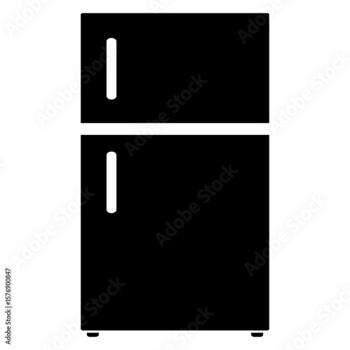 refrigerator icon black_2