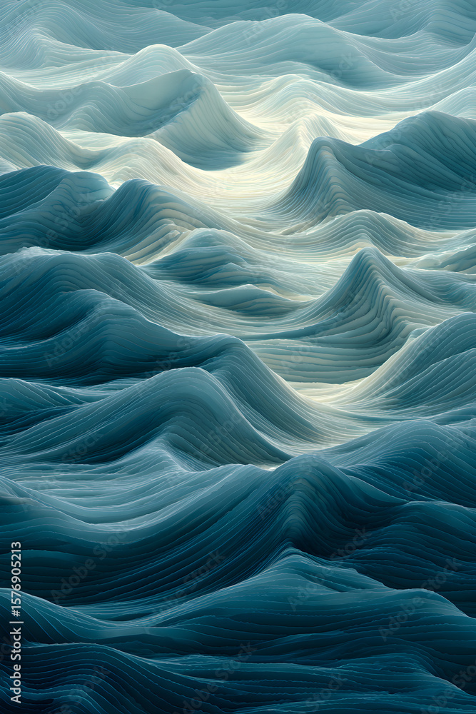 Harmonious Wave Patterns: A Visual Symphony of Motion and Rhythm Evoking the Calming and Profound Essence of Nature's Cycles Harmonious Wave Patterns: A Visual Symphony of Motion and Rhythm Evoking the Calming and Profound Essence of Nature's Cycles
