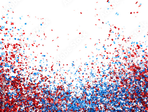 Red White Blue Confetti