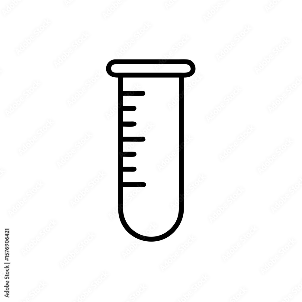 Test Tube on transparent background for web and graphic design Test Tube on transparent background for web and graphic design