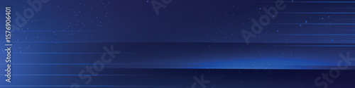 abstract blue horizontal corporate linkedin banner design with empty space for text