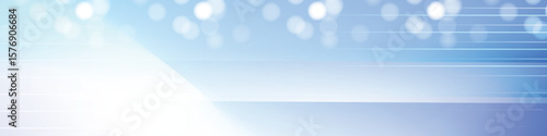 abstract horizontal corporate linkedin banner design