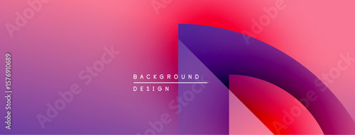 Abstract gradient background. Purple, pink, red hues blend smoothly. Modern design element for digital projects. Minimalist aesthetic.