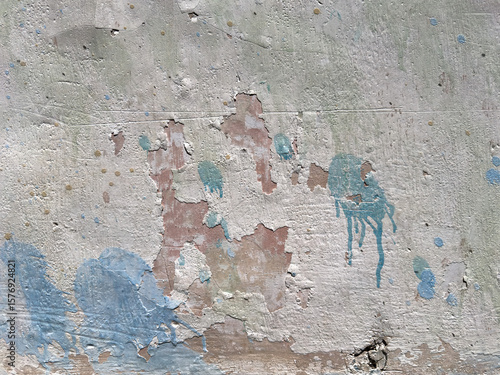 textura pared de yeso con manchas y resquebrajada