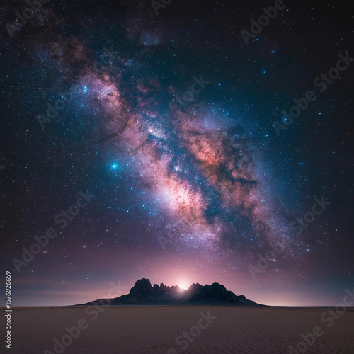 Wallpaper Mural starry night sky Torontodigital.ca