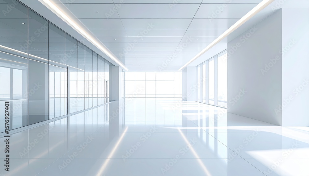 Obraz premium Modern empty office space