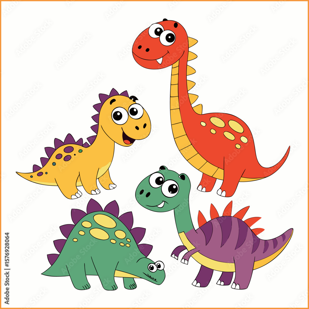 Fototapeta premium Friendly green cartoon alligator waving happily in playful pose with cheerful facial expression
