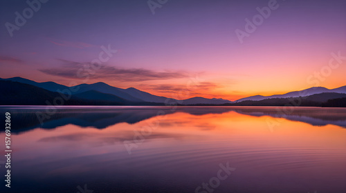 Wallpaper Mural Sunrise Symphony: A Tranquil Waterscape Reflecting Nature's Splendor at Dawn Torontodigital.ca