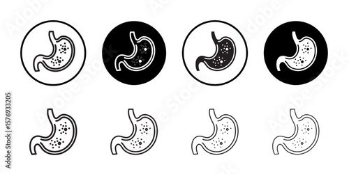 Gastritis icon simple outline vector sign