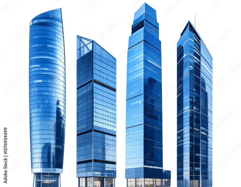 Obraz premium modern office buildings