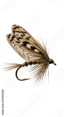 Isolated Transparent Fly Fishing Lure Bait for Trout Fish Sport