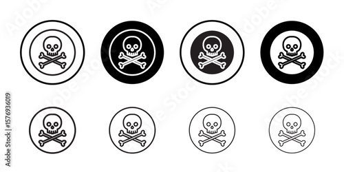 Toxic product icon simple outline vector sign