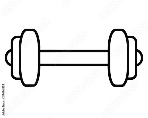 Strength Training Dumbbell Workout Illustrations and Graphics