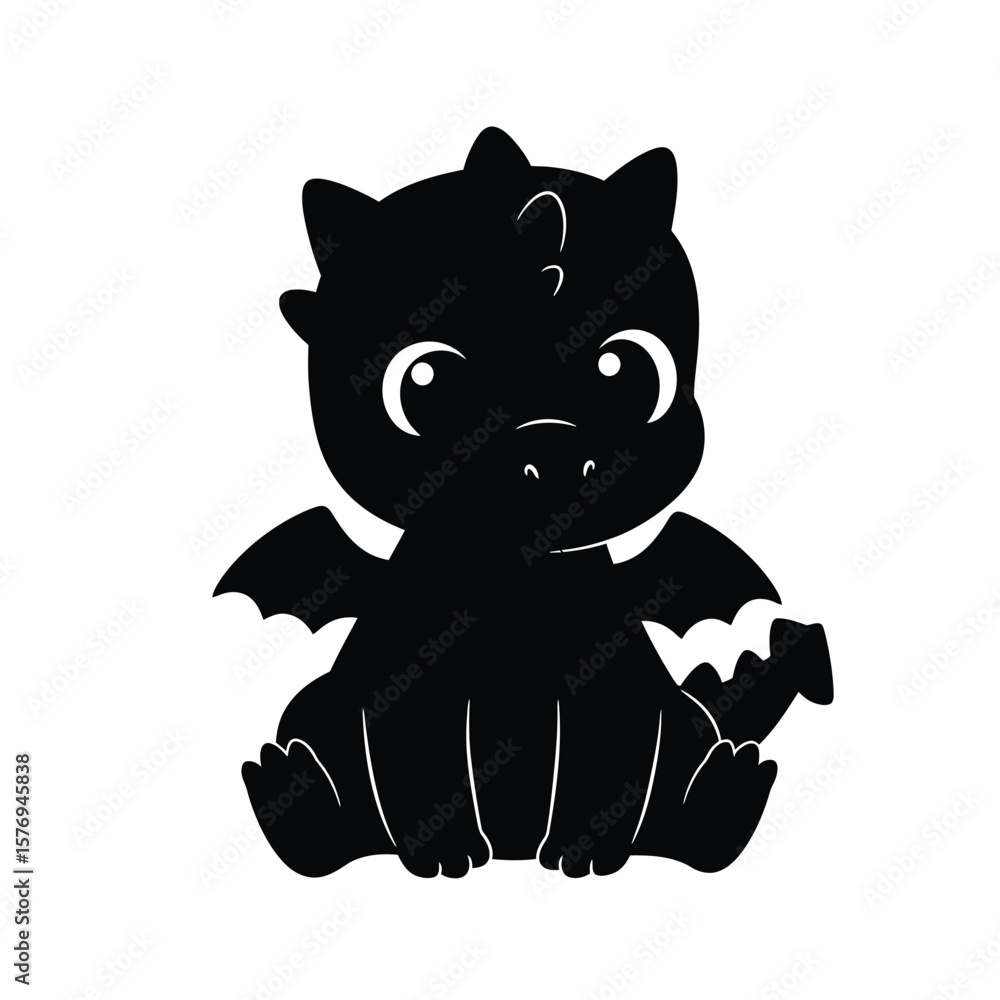 Obraz premium The Eternal Flame Serpent of the Crimson Sky