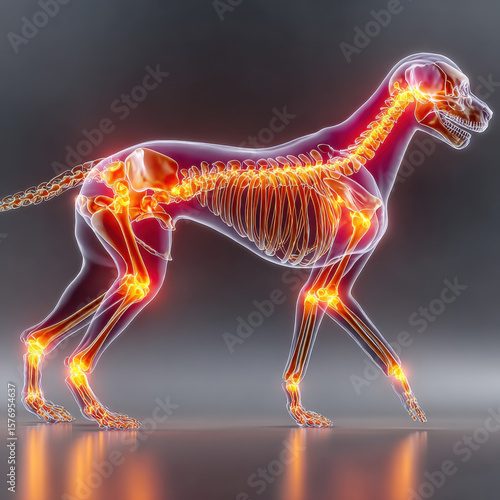 Comprehensive Anatomy of a Dog's Skeleton