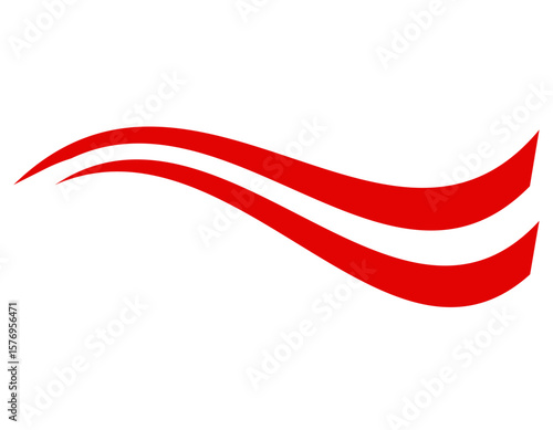 austria ribbon flag vector design