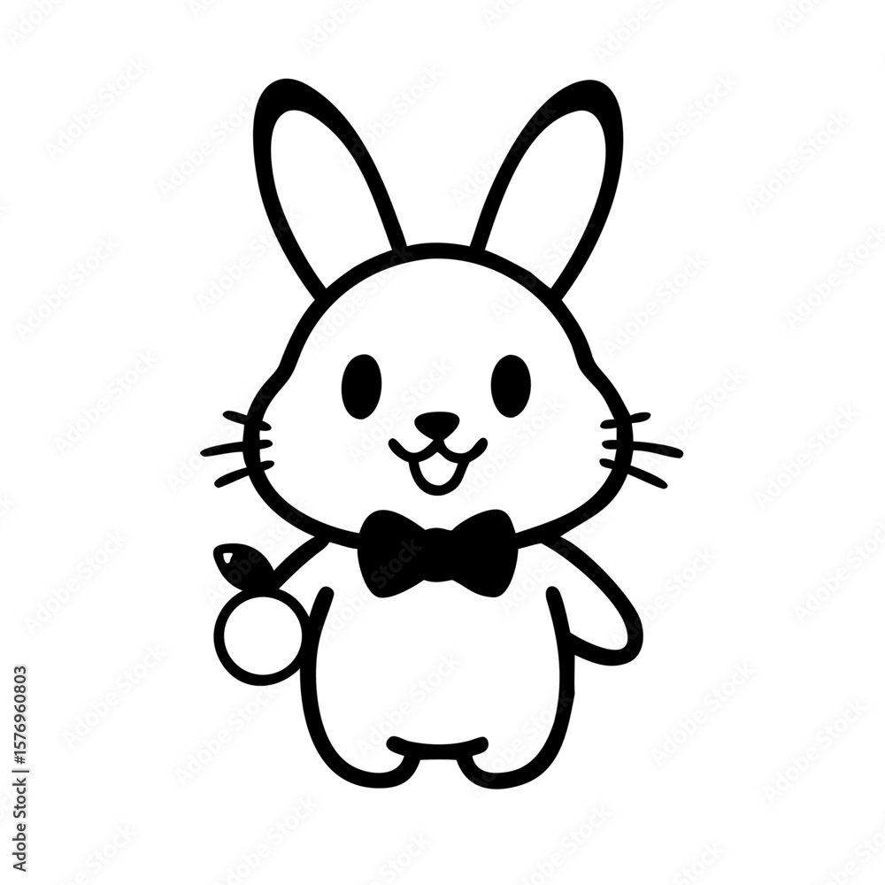 Fototapeta premium Cherry Bow Tie Vector