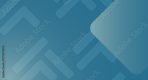 This is a digital azure background featuring geometric arrow shapes, soft light gradients, and subtle shadows for a modern and minimal aesthetic in a light blue hue.