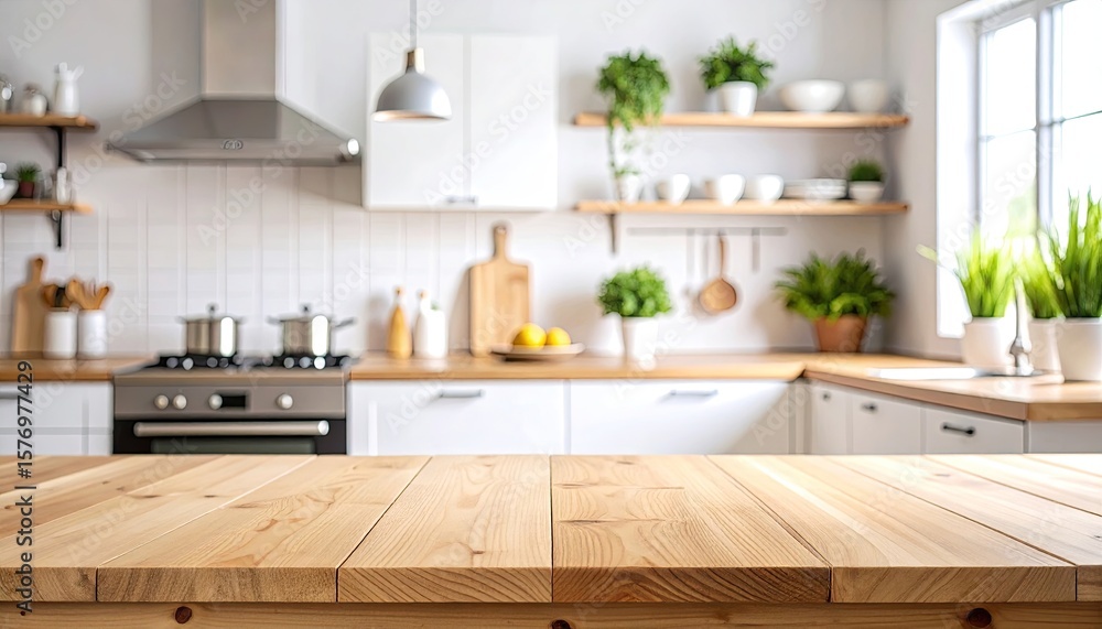 Fototapeta premium Modern kitchen countertop