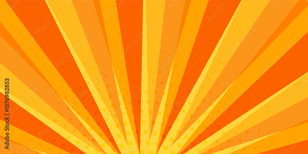 Fototapeta premium Abstract orange banner background. Graphic design banner pattern background template with dynamic curve shapes