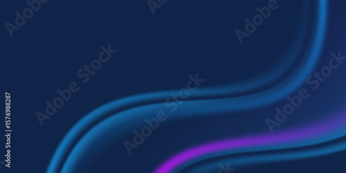 Abstract blue background with glowing geometric lines. Modern blue gradient square shape design. Futuristic technology concept. Suit for brochure, corporate, website, poster, banner, cover modern