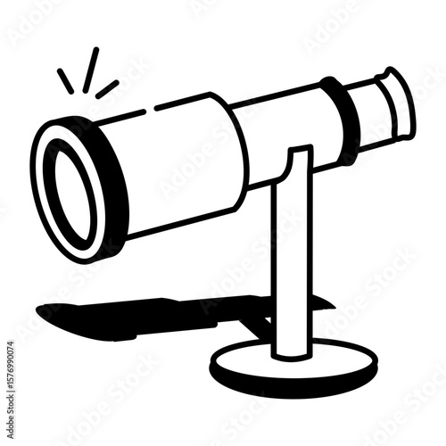  A doodle style icon showing message bottle
