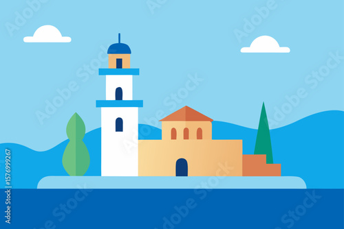 greek orthodox church in santorini greece