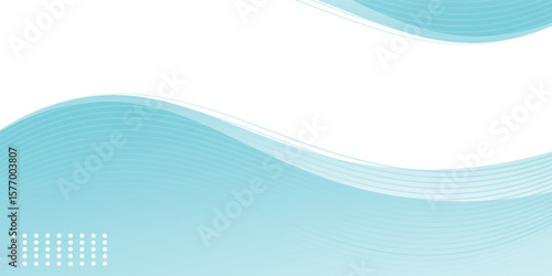 Abstract blue wave background, minimal wave design concept, vector illustration. for banner, banner.