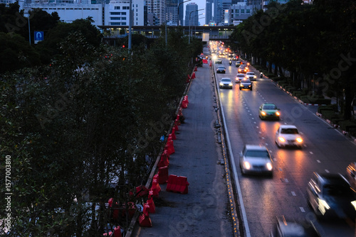 traffic at night