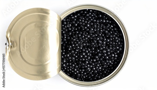 Wallpaper Mural Open tin can of black caviar Torontodigital.ca
