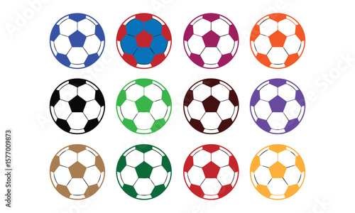 Colorful Soccer Football Ball Set