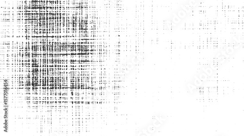 Abstract grid pattern with scattered dots and lines vector