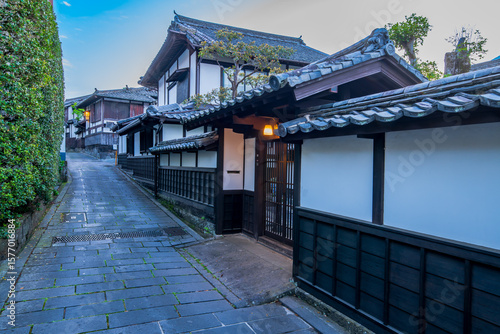 大分県　臼杵　二王座の町並み