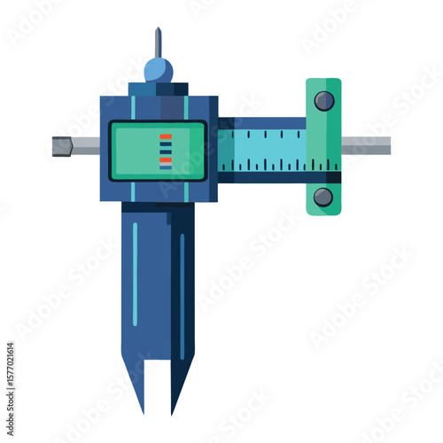 Digital caliper measuring tool for precision measurements