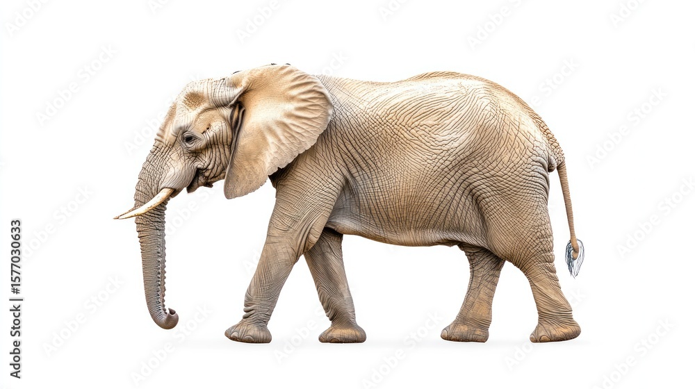 Obraz premium African Elephant Profile (1)