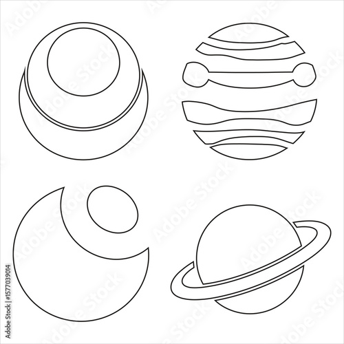 Celestial bodies cosmic shapes astronomical objects planet ringed planet