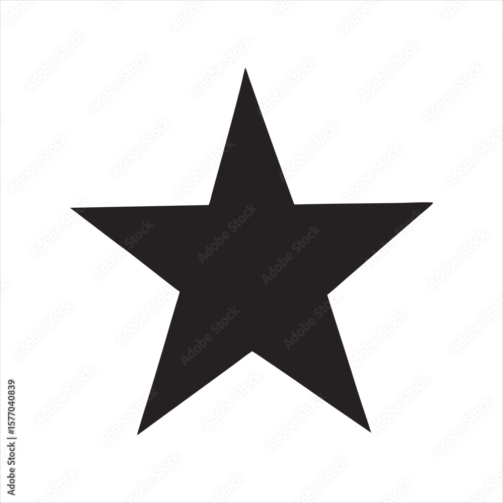 silver star isolated on white silver star isolated on white