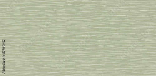 落ち着いたグリーンのボーダー柄模様
