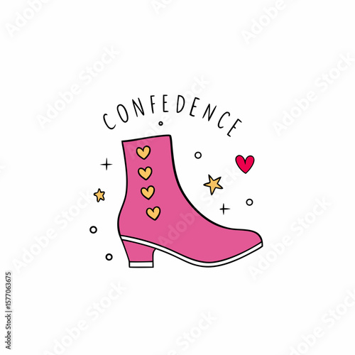 vector illustration of a boot
