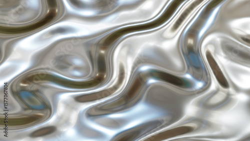 Silver chrome metal background, shiny and lustrous metal pattern texture, sil...