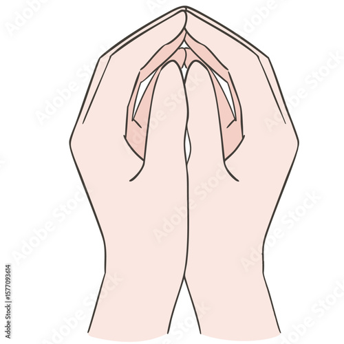 ダルマ・プラヴァルタナ・ムドラのイラスト