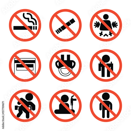 Free Download vector street elements and tools icons include traffic light road sign car police officer other     
 - GFXLoad