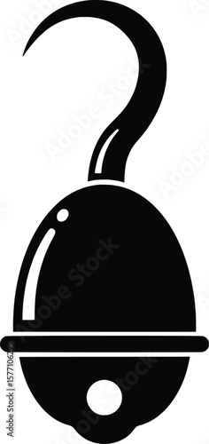 Captain's hook weapon silhouette