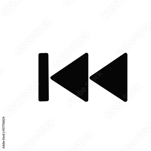 Free Download 【Lifestyle Icons – Transport】巻き戻しアイコン / Rewind to Beginning Icon - GFXLoad