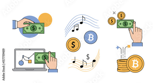 Digital currency transactions and investments facilitated by online platforms secure financial growth